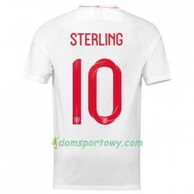 Koszulka Anglia Sterling 10 Domowe Koszulki Piłkarskie Mistrzostwa Świata 2018